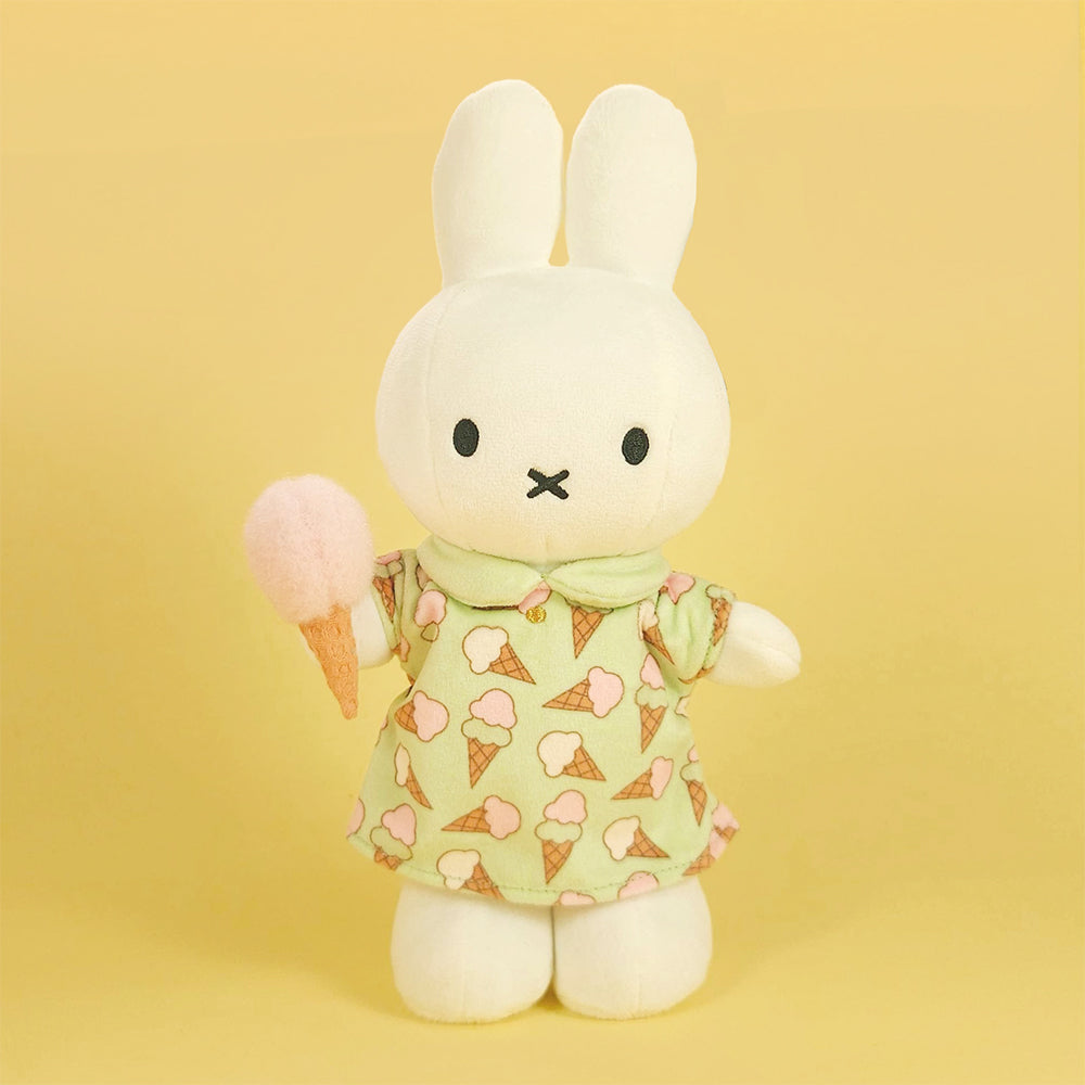 BON TON TOYS｜Miffy米菲兔填充玩偶-甜筒洋裝 24cm