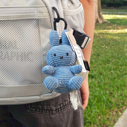 BON TON TOYS｜Miffy米菲兔ECO燈芯絨鑰匙圈 10cm