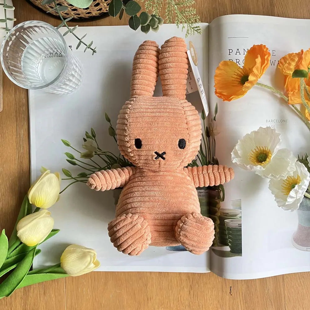 BON TON TOYS｜Miffy米菲兔ECO燈芯絨填充玩偶-南瓜