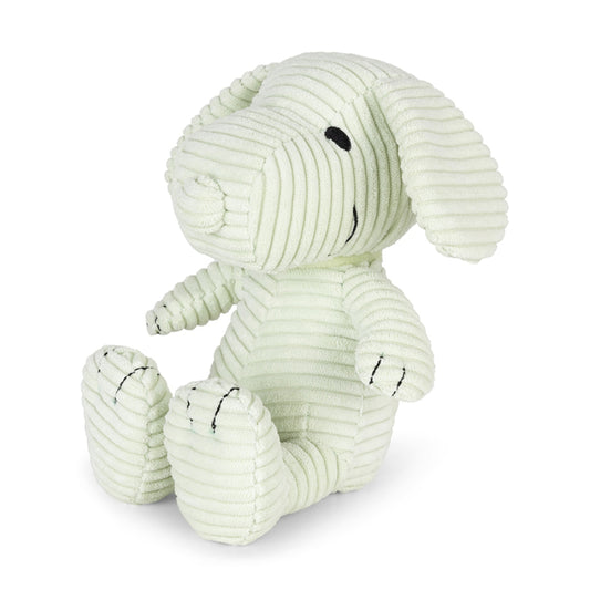 BON TON TOYS｜Snoopy史努比ECO燈芯絨填充玩偶-薄荷綠 19cm