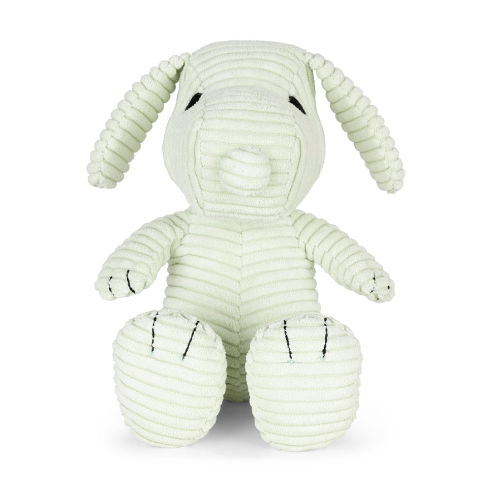 BON TON TOYS｜Snoopy史努比ECO燈芯絨填充玩偶-薄荷綠 19cm