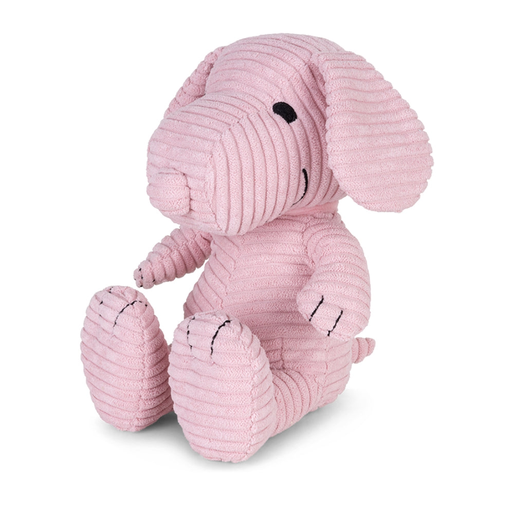 BON TON TOYS｜Snoopy史努比ECO燈芯絨填充玩偶-粉 19cm