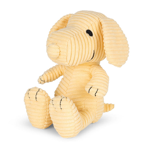 BON TON TOYS｜Snoopy史努比ECO燈芯絨填充玩偶-奶油黃 19cm