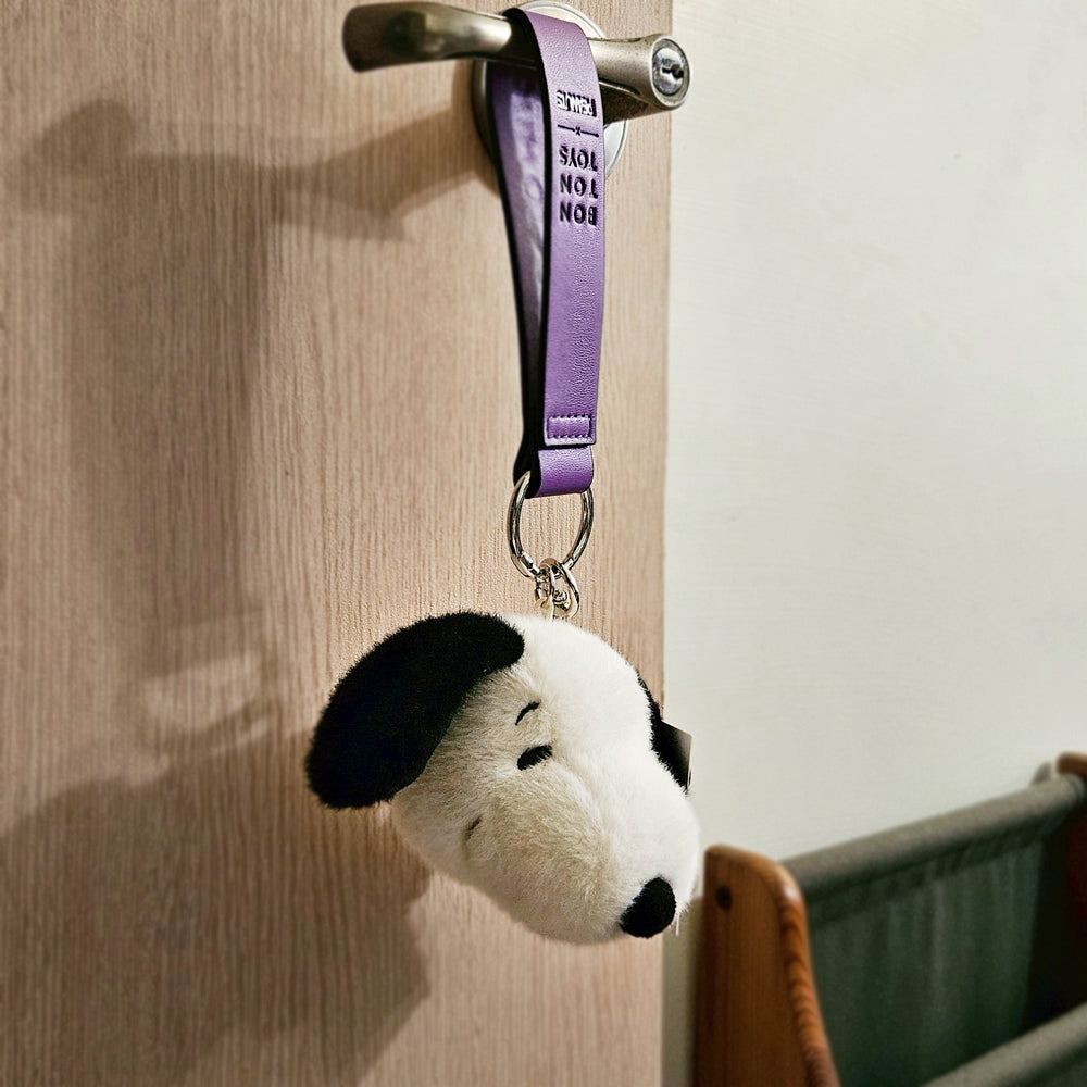 BON TON TOYS | Snoopy史努比環保毛絨背包吊飾-奶油 8cm