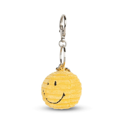 BON TON TOYS X Smiley®｜Smiley笑臉ECO燈芯絨鑰匙圈-4.5cm (3色)
