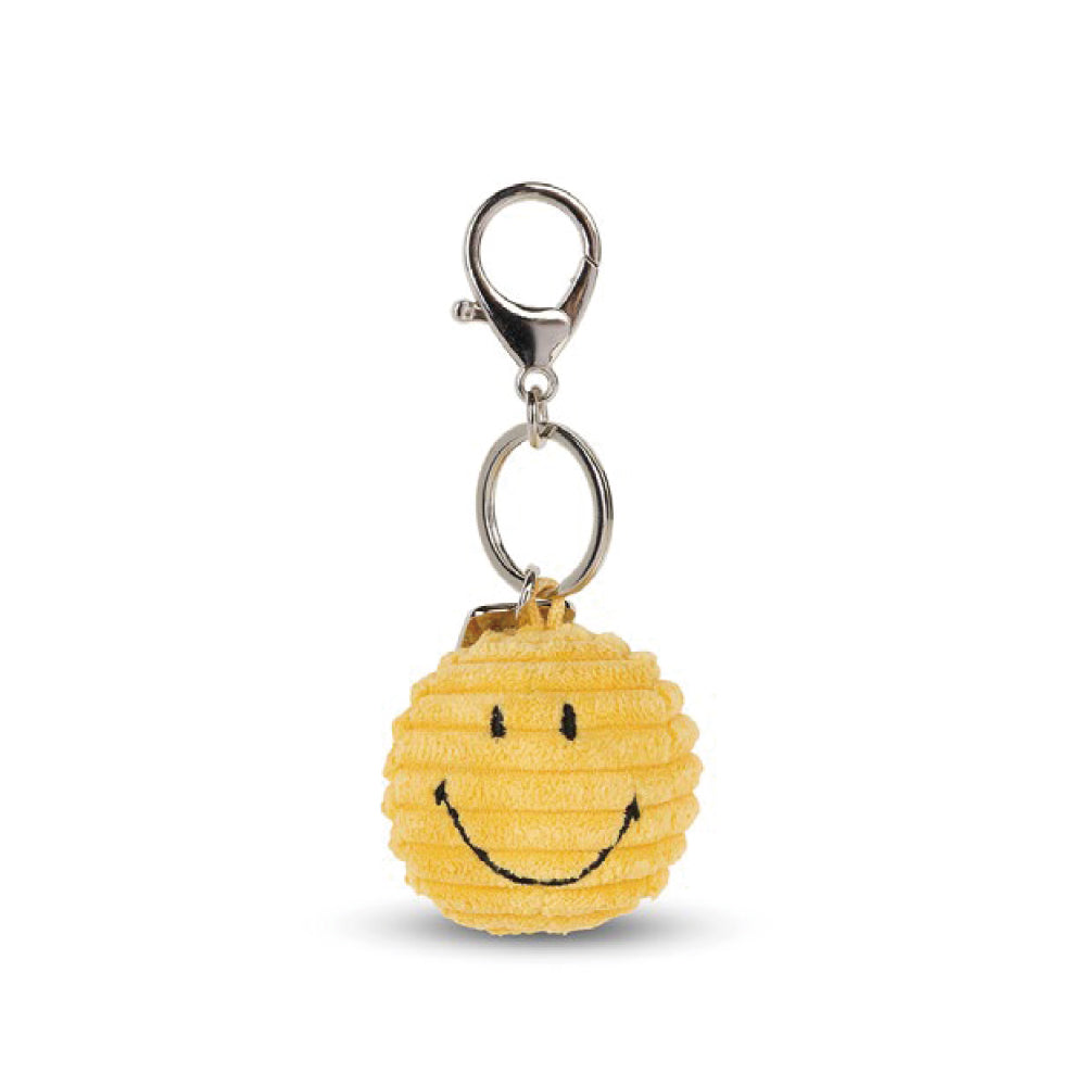 BON TON TOYS X Smiley®｜Smiley笑臉ECO燈芯絨鑰匙圈-4.5cm (3色)