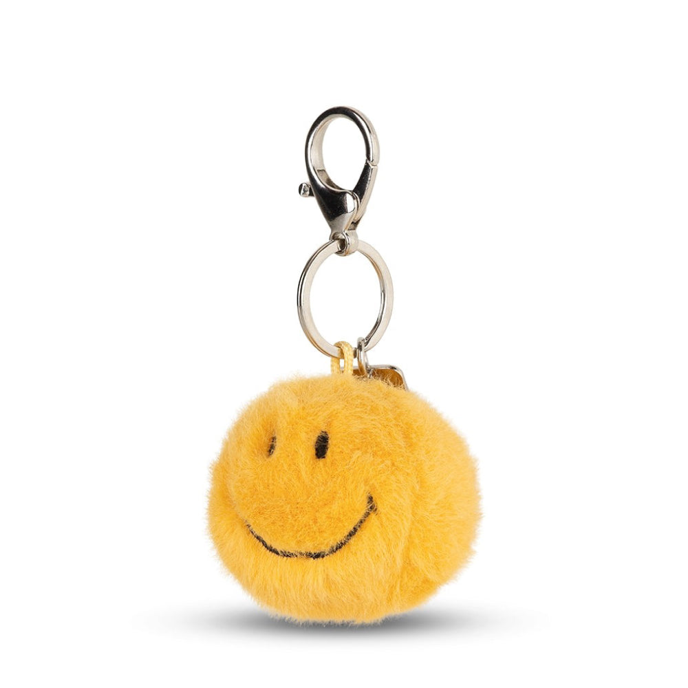 BON TON TOYS X Smiley®｜Smiley笑臉環保毛絨鑰匙圈-5.5cm (4色)