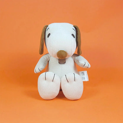 BON TON TOYS｜Snoopy史努比麂皮填充玩偶-限量版 米色 17cm