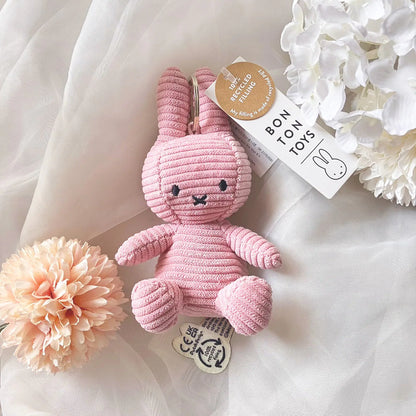 BON TON TOYS｜Miffy米菲兔ECO燈芯絨鑰匙圈 10cm