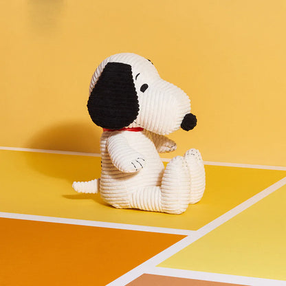 BON TON TOYS｜Snoopy史努比ECO燈芯絨填充玩偶-奶油 27cm