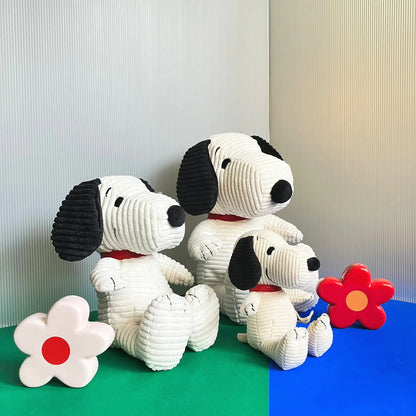 BON TON TOYS｜Snoopy史努比ECO燈芯絨填充玩偶-奶油 27cm