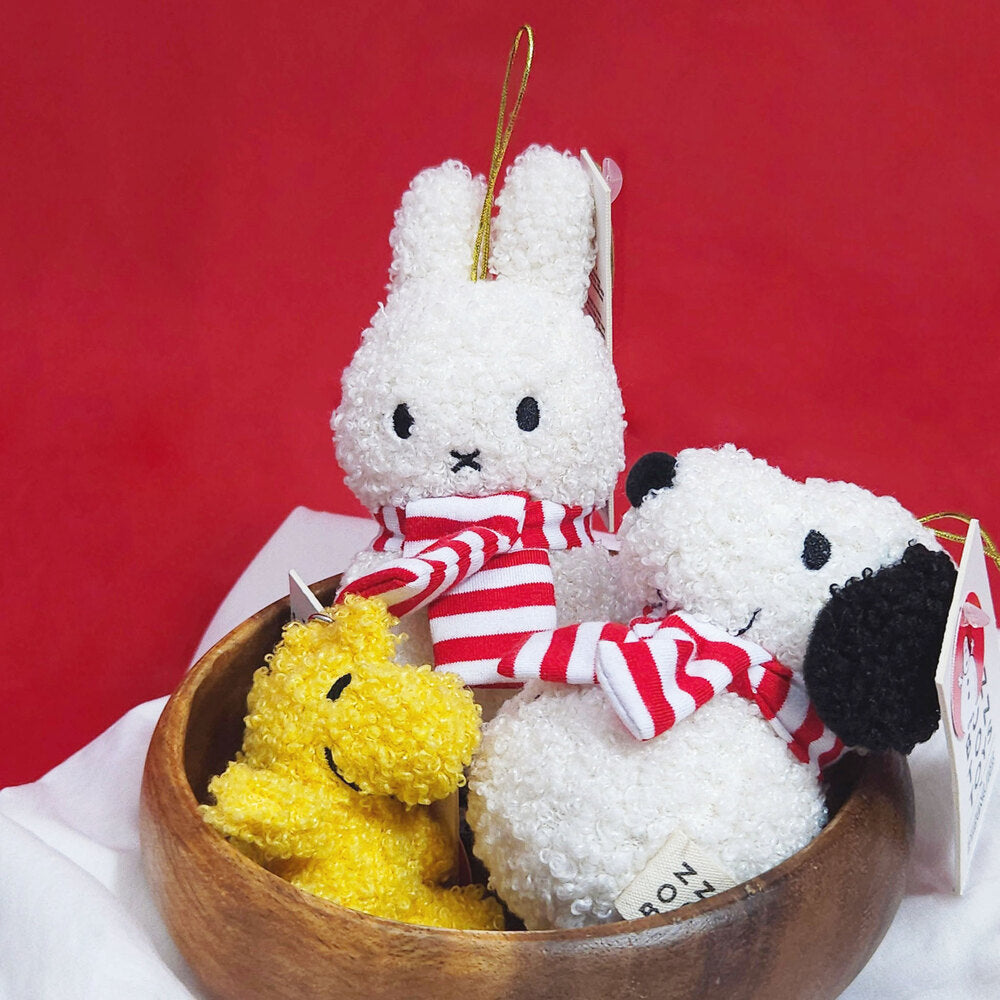 BON TON TOYS｜Woodstock糊塗塌客環保填充鑰匙圈-黃 7cm