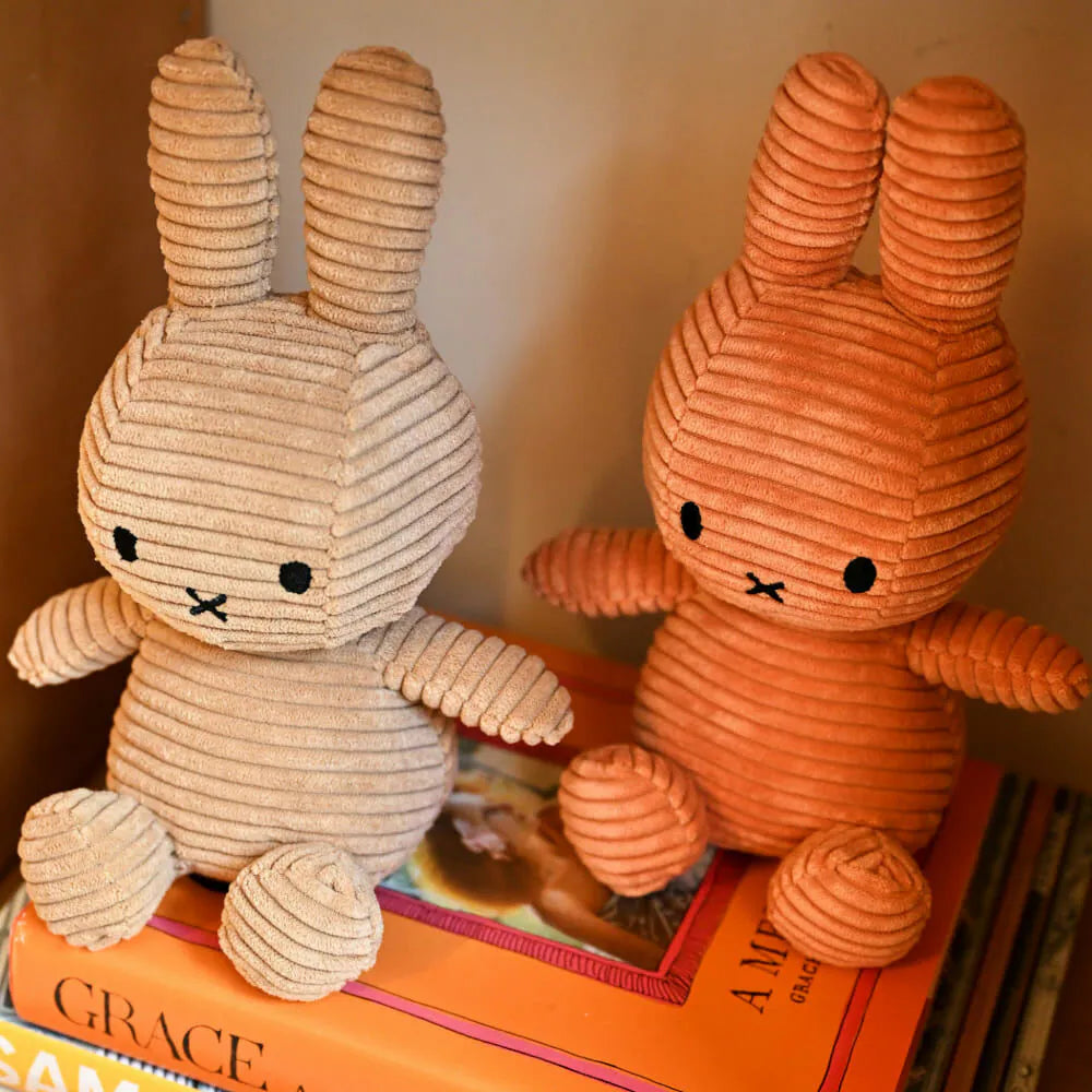 BON TON TOYS｜Miffy米菲兔ECO燈芯絨填充玩偶-南瓜