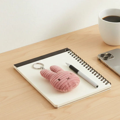 BON TON TOYS｜Miffy拍拍米菲兔ECO燈芯絨鑰匙圈 10cm