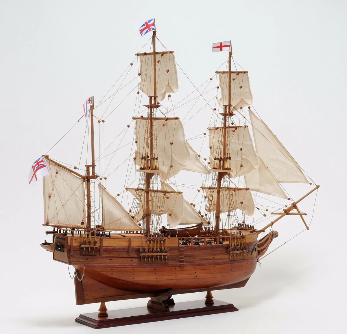 (手工．模型船)小獵犬號(HMS Beagle) – 英國皇家海軍｜OMH博物館等級模型船（完成品）