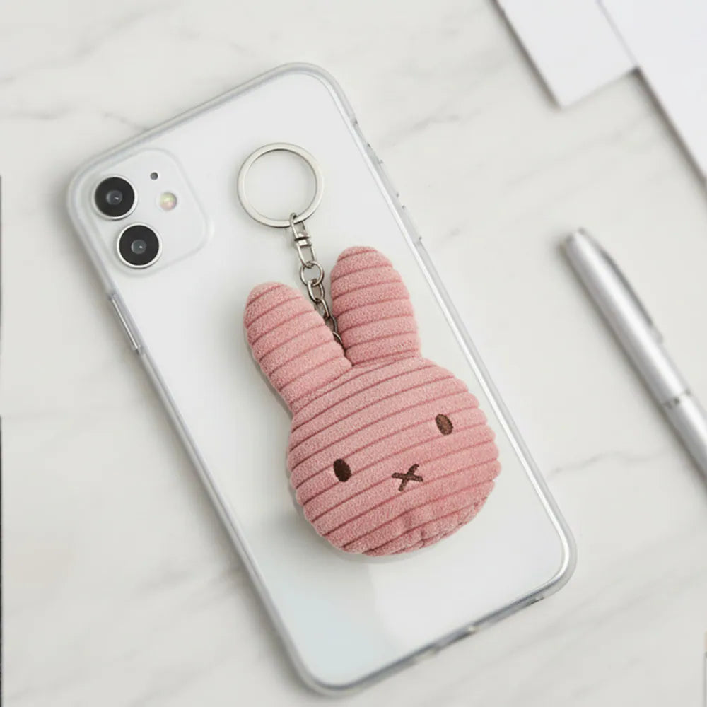 BON TON TOYS｜Miffy拍拍米菲兔ECO燈芯絨鑰匙圈 10cm