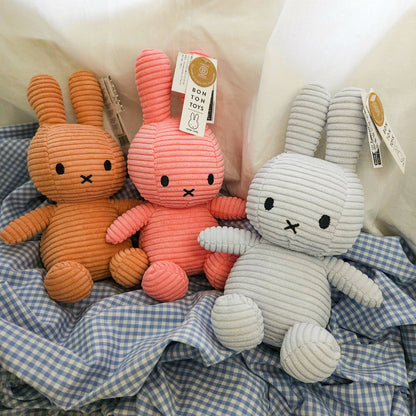 BON TON TOYS｜Miffy米菲兔ECO燈芯絨填充玩偶-南瓜