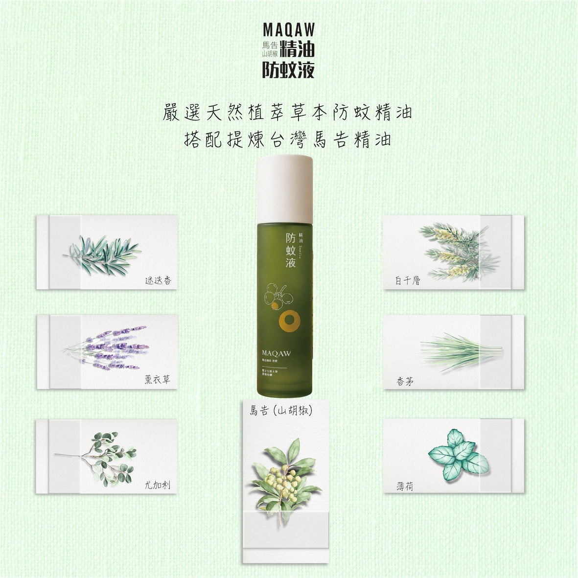 （改版預購）興大研發｜馬告植萃精油防蚊液(4入組含運)（預計5月中出貨）