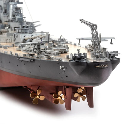 (預購)USS Missouri BB-63 密蘇里號戰艦- 奧克爾木質精品模型套組 | 難易度:高（預計12月底出貨）
