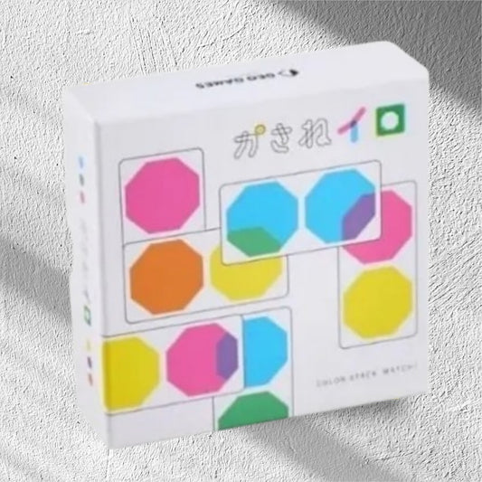 88折~日式桌遊系列《色彩疊疊 》 (日文版內附繁中說明書)