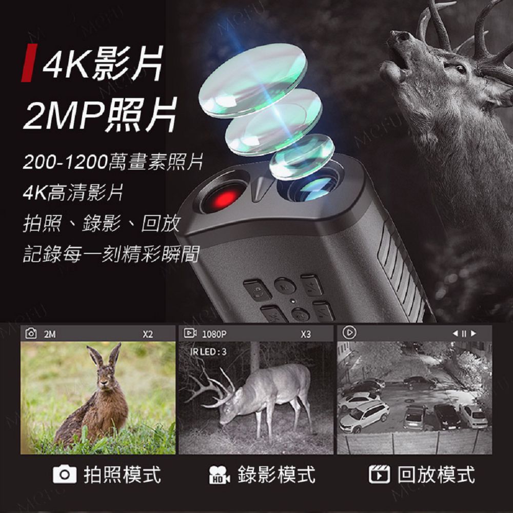 APEXEL 15倍紅外雙筒夜視望遠鏡-APL-NV009