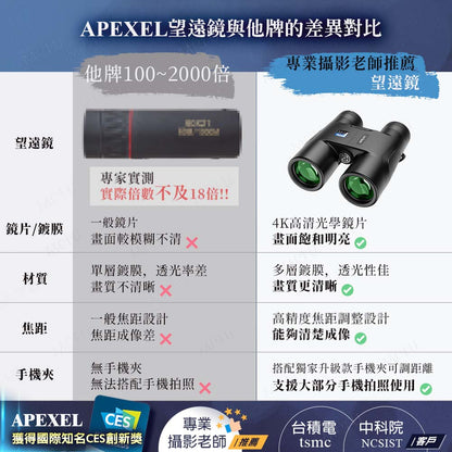 APEXEL 10X42自動對焦雙筒望遠鏡-APL-RB10X42A