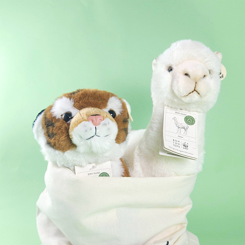BON TON TOYS x WWF｜ECO環保柔軟老虎玩偶-23cm
