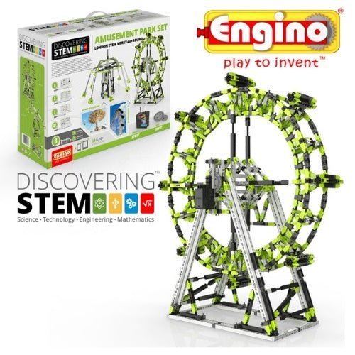 Engino 安捷積木｜ STEM發現者教育系列(遊樂設施建構家)(附馬達)