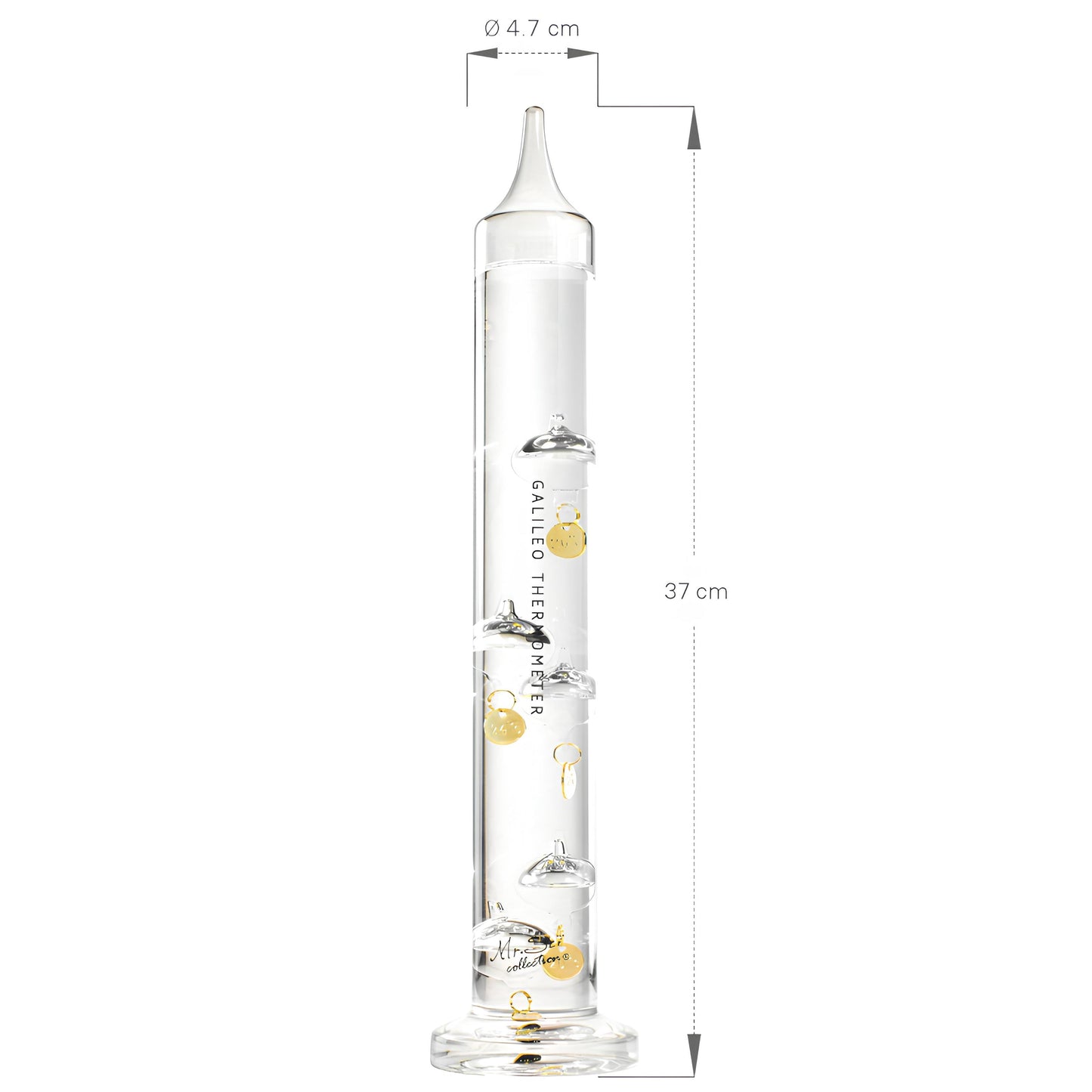 伽利略透明溫度計