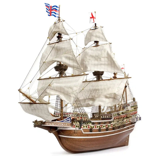 HMS Revenge 復仇號- 奧克爾木質精品模型套組 | 難易度:中