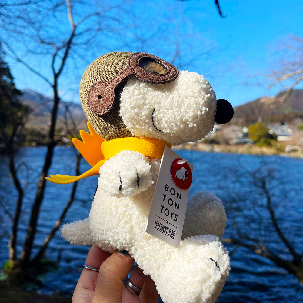 BON TON TOYS｜Snoopy史努比填充玩偶-飛行員 20cm