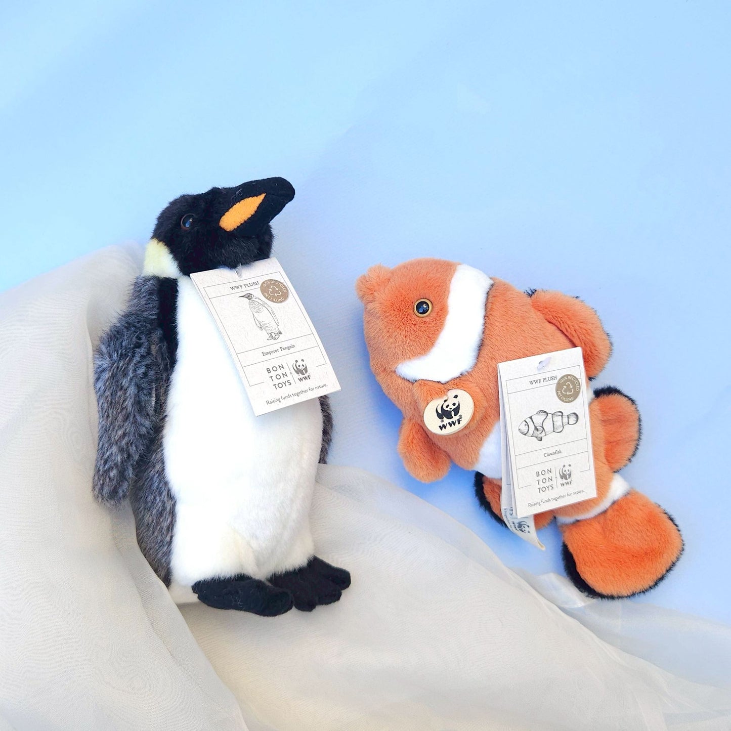 BON TON TOYS x WWF｜皇帝企鵝填充玩偶-20cm