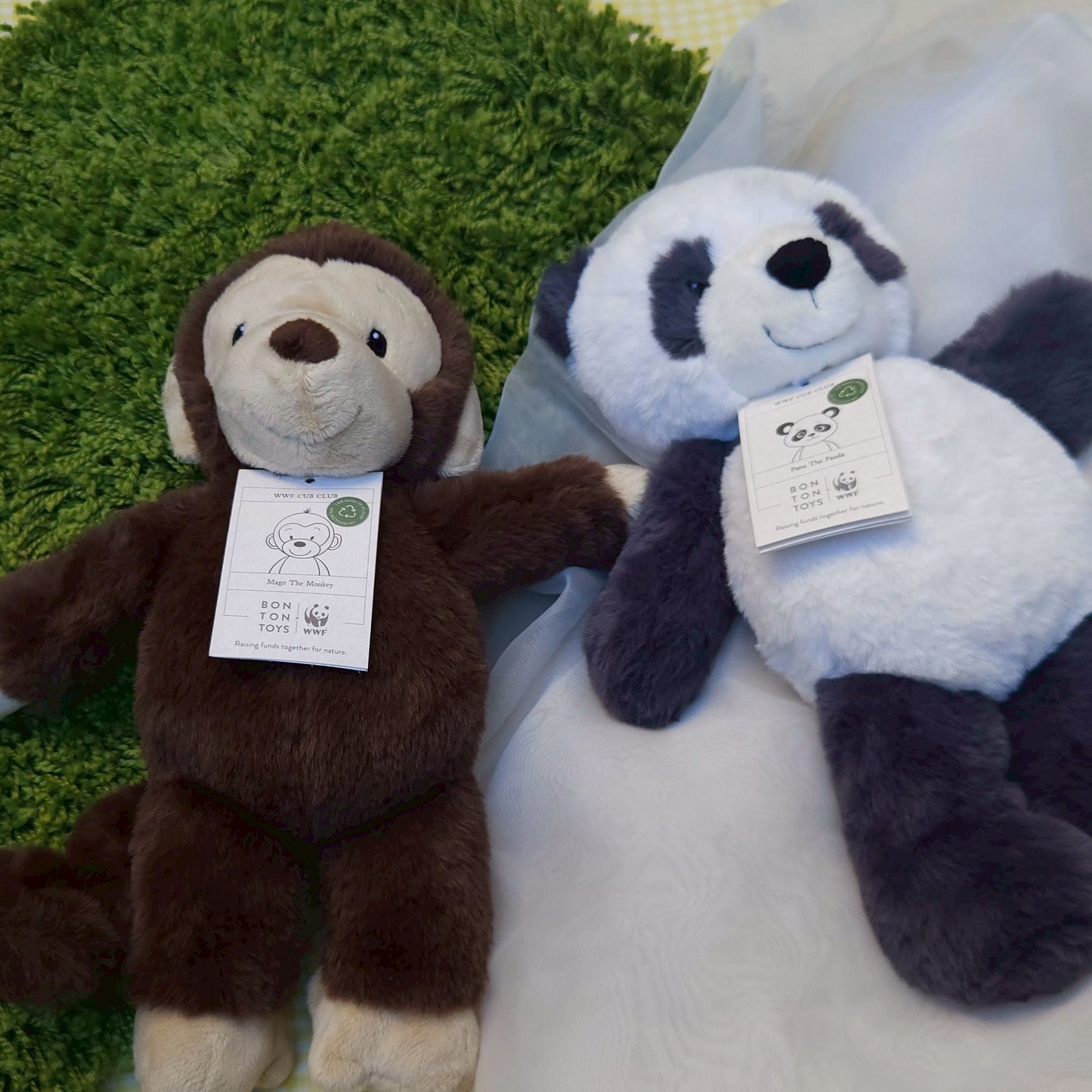 BON TON TOYS x WWF｜ECO環保熊貓玩偶-帕努 29cm