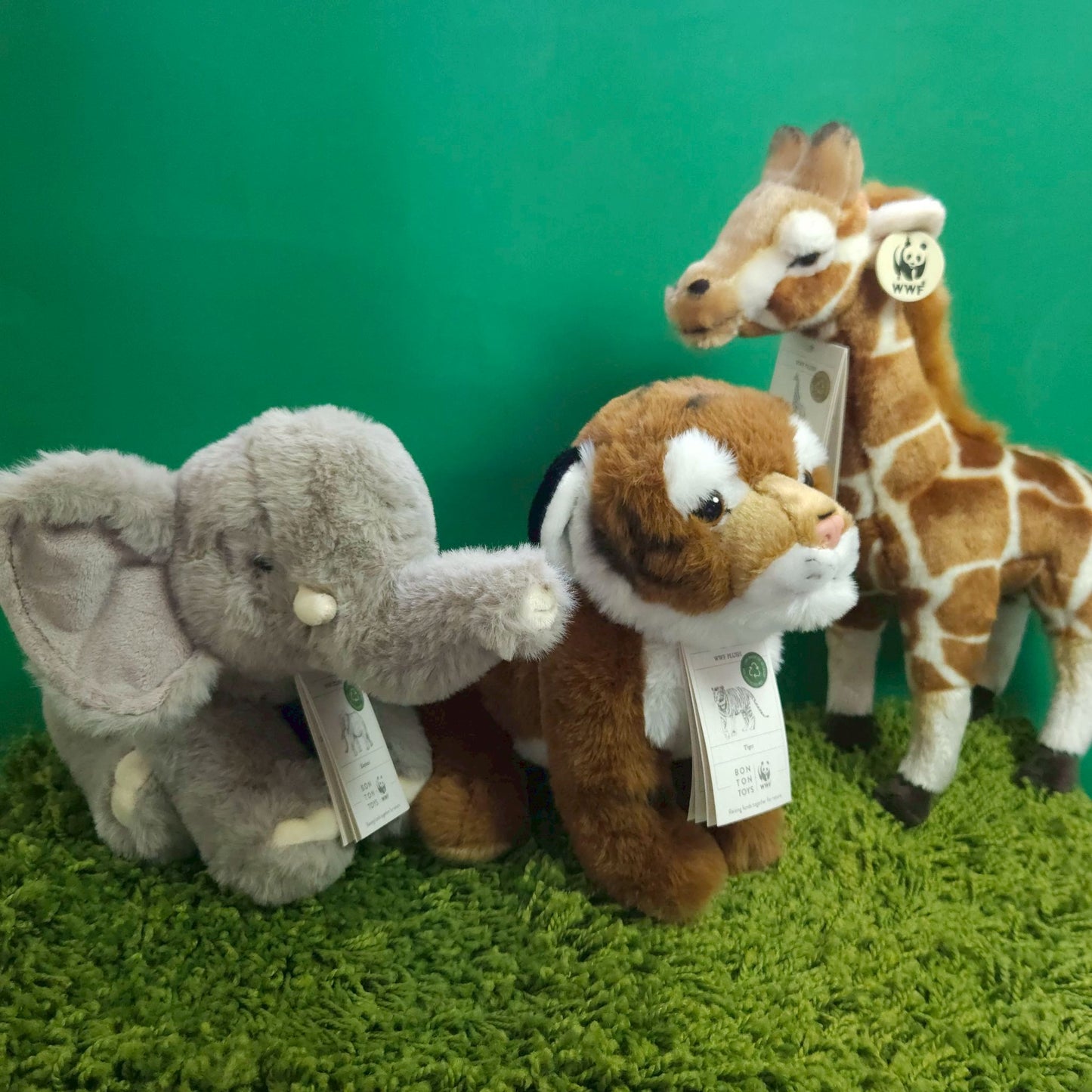 BON TON TOYS x WWF｜ECO環保柔軟大象玩偶-23cm