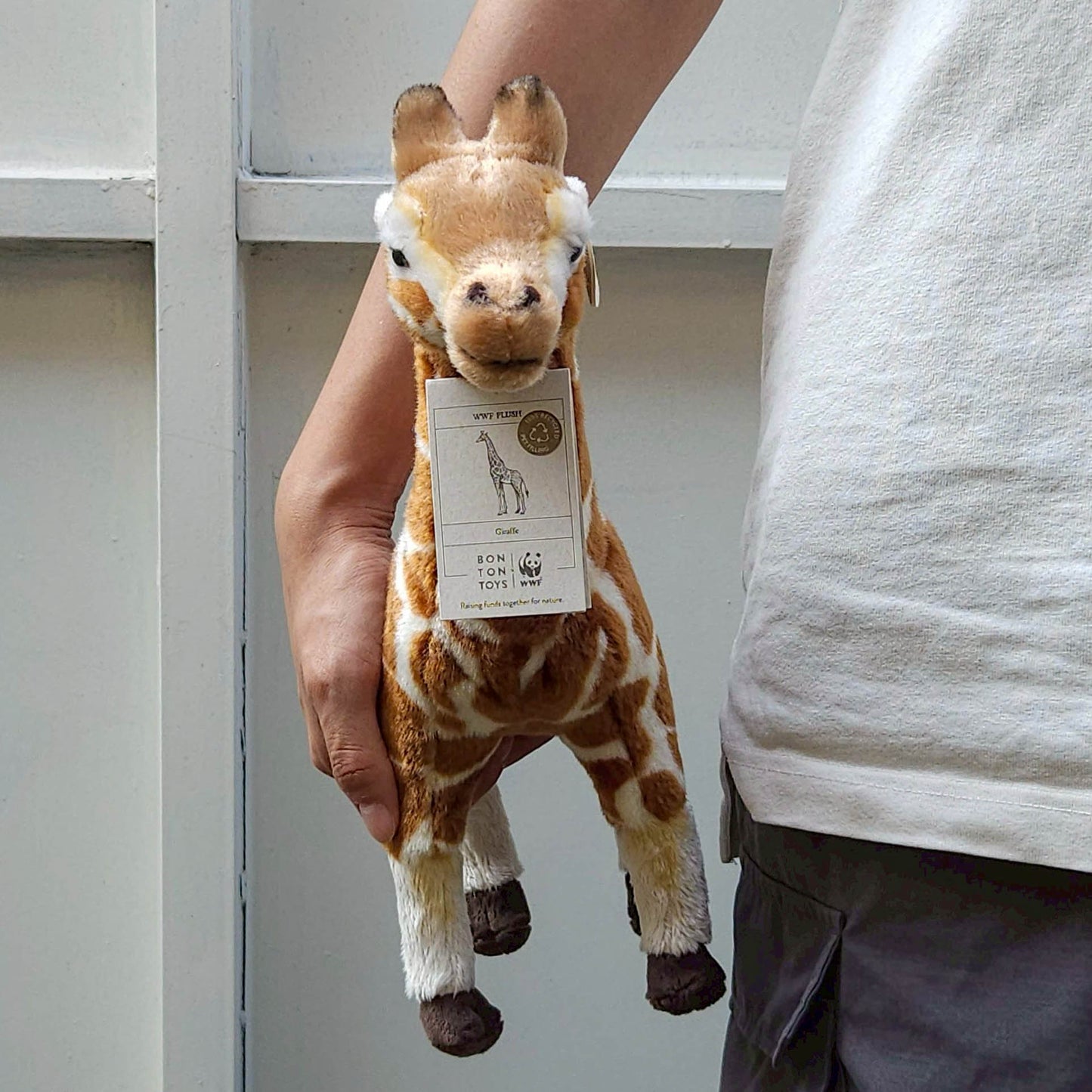 BON TON TOYS x WWF｜長頸鹿毛絨玩偶-31cm