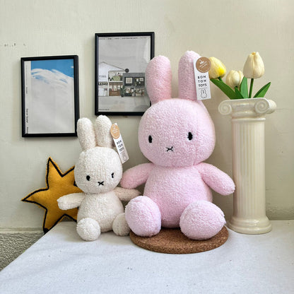 BON TON TOYS｜Miffy Terry米菲兔填充玩偶-淺粉