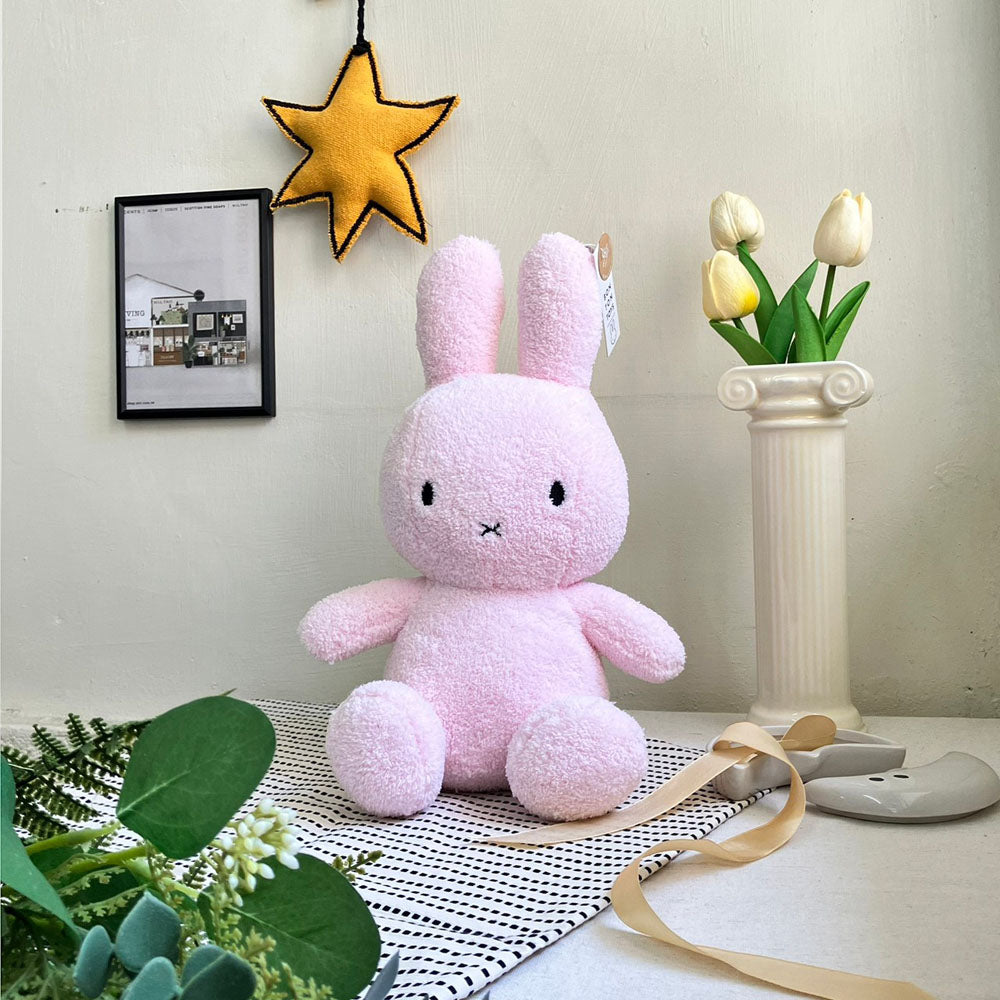 BON TON TOYS｜Miffy Terry米菲兔填充玩偶-淺粉