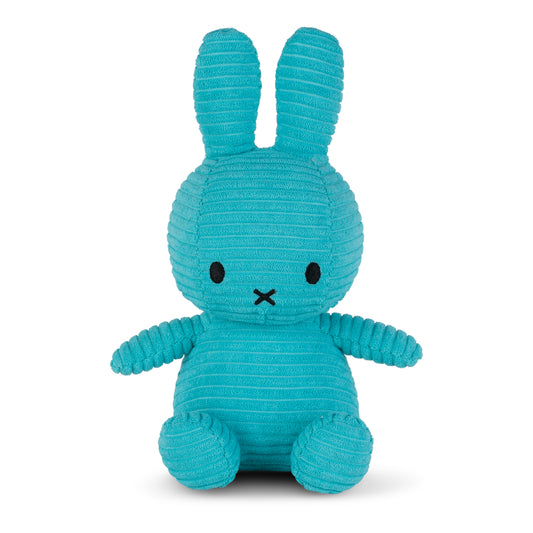 BON TON TOYS｜Miffy米菲兔ECO燈芯絨填充玩偶-限量版 藍綠 23cm