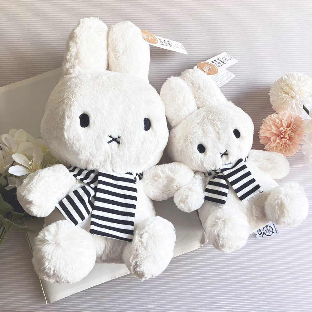 BON TON TOYS｜Miffy 米菲兔填充玩偶-圍巾兔 (23/33CM)