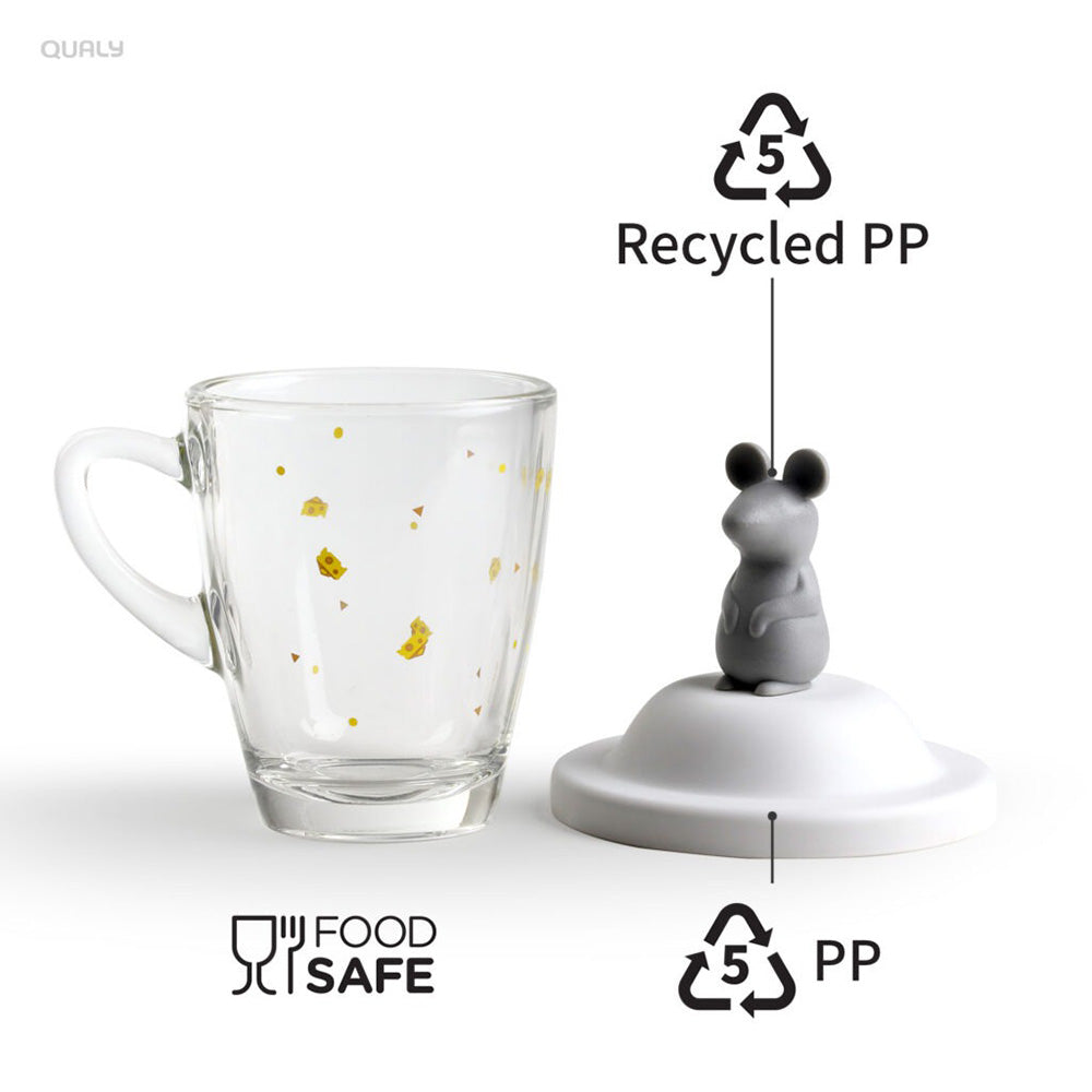 (任選二件95折)QUALY｜幸運小鼠-馬克杯