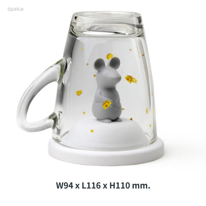 (任選二件95折)QUALY｜幸運小鼠-馬克杯