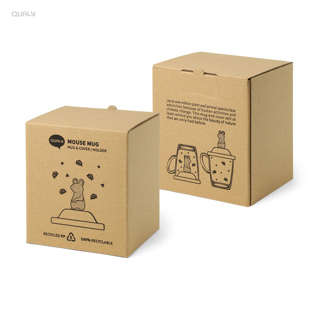 (任選二件95折)QUALY｜幸運小鼠-馬克杯