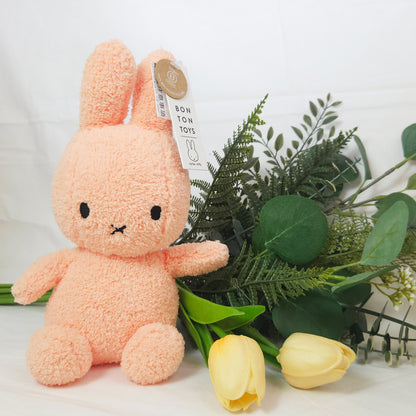BBON TON TOYS｜Miffy Terry米菲兔填充玩偶-桃