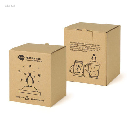 (任選二件95折)QUALY｜冰原企鵝-馬克杯