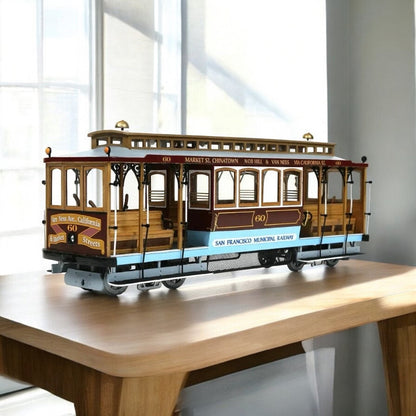 舊金山噹噹車San Francisco tram - 奧克爾木質精品模型套組 | 難易度:中