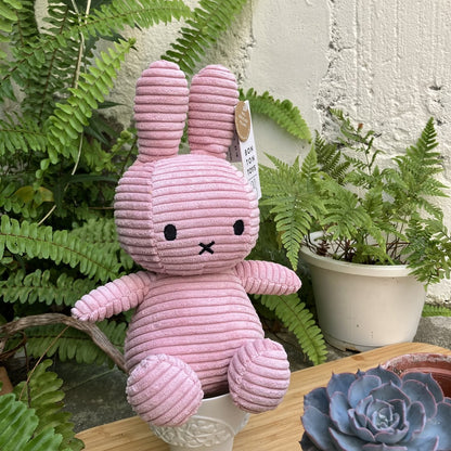 BON TON TOYS｜Miffy米菲兔ECO燈芯絨填充玩偶-粉（4種尺寸）