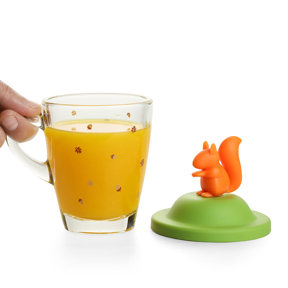 (任選二件95折)QUALY｜橡果松鼠-馬克杯