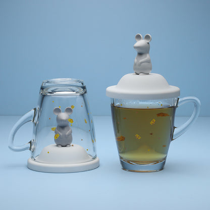 (任選二件95折)QUALY｜幸運小鼠-馬克杯