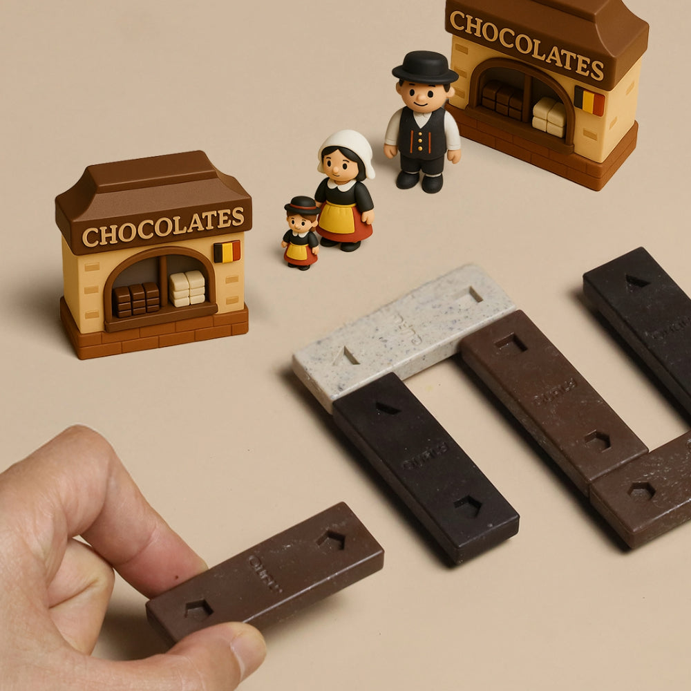 (任選二件95折)QUALY｜巧克力探索方塊