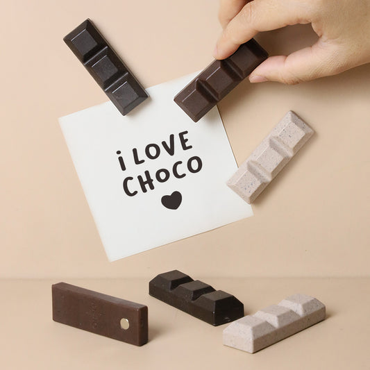 (任選二件95折)QUALY｜巧克力造型磁鐵(六入組)